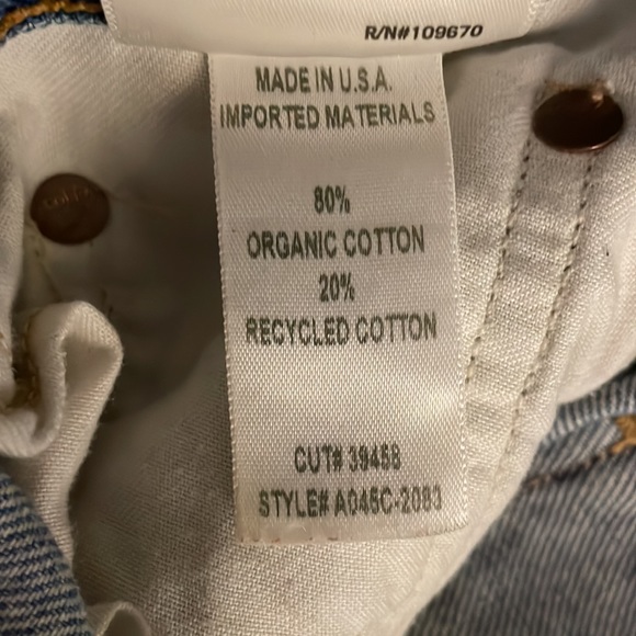 AGOLDE high rise destroyed denim - Picture 5 of 6